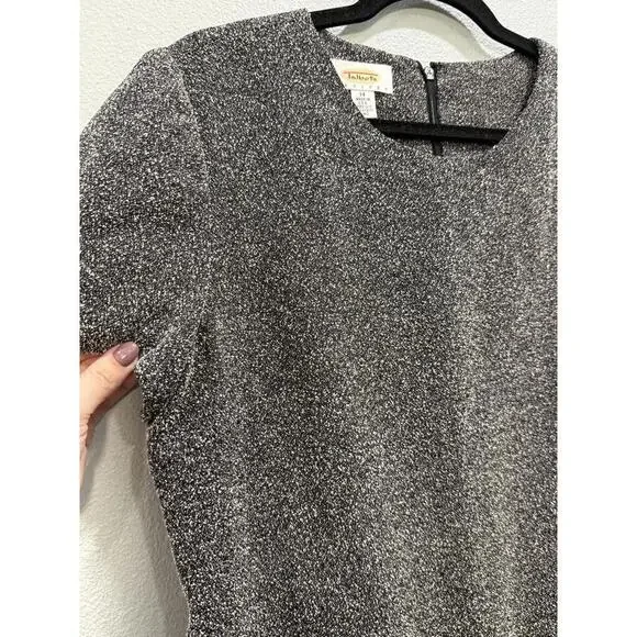 Talbots Dress Black Knee Length Pencil Dress, Women's 14 Petite - Picture 4 of 5